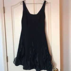 Dress with ruffles on bottom